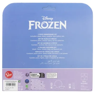 Набір посуду дитячий 5 предметів Stor Frozen (74215) Набір посуду дитячий 5 предметів Stor Frozen (74215)