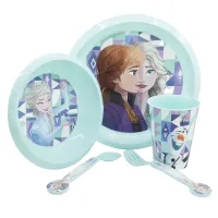 Набір посуду дитячий 5 предметів Stor Frozen (74215) Набір посуду дитячий 5 предметів Stor Frozen (74215)
