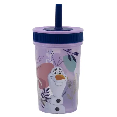 Стакан для дітей із силіконовою трубочкою 465 мл Stor Frozen (74286)