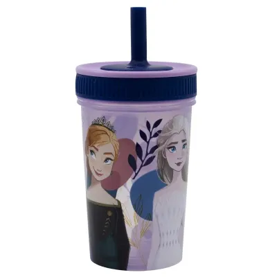 Стакан для дітей із силіконовою трубочкою 465 мл Stor Frozen (74286)