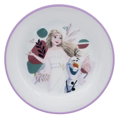 Детская пластиковая миска ‎14x14x4,6 см Stor Frozen (74291)