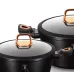 Кастрюля с крышкой 20 см 2,5 л Berlinger Haus Black Rose Collection (BH-1641N)