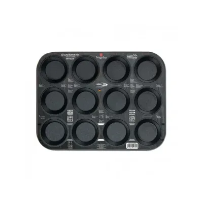 Форма для 12 мафинов Berlinger Haus Metallic Line Carbon Pro Edition (BH-1821)