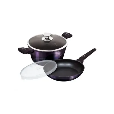 Набор посуды 4 предмета Berlinger Haus Purple Eclipse Collection (BH-7102)