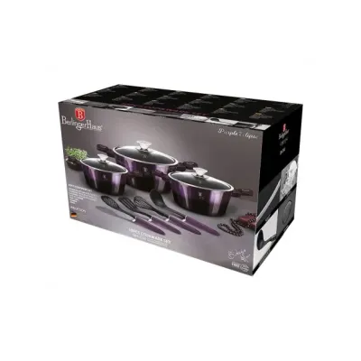 Набор посуды 10 предметов Berlinger Haus Purple Eclipse Collection (BH-7141)