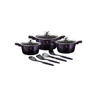Набор посуды 10 предметов Berlinger Haus Purple Eclipse Collection (BH-7141)