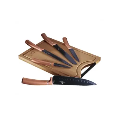 Набір ножів із 6 предметів Berlinger Haus Metallic Line Rose Gold Edition (BH-2575)