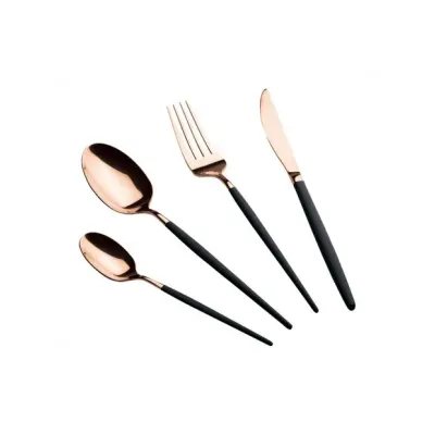 Набор столовых приборов 24 предмета Berlinger Haus Black Rose Collection (BH-3073)