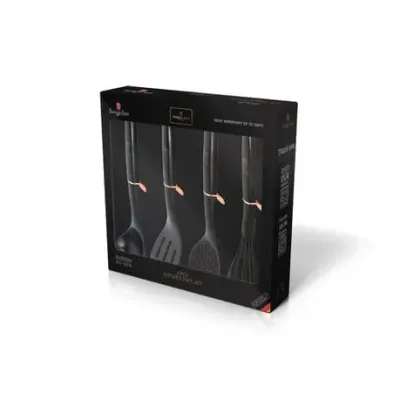 Набор кухонных принадлежностей 4 предмета Berlinger Haus Metallic Line Rose Gold Edition (BH-6208)