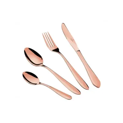 Набор столовых приборов 24 предмета Berlinger Haus Metallic Line Rose Gold Edition (BH-2623)