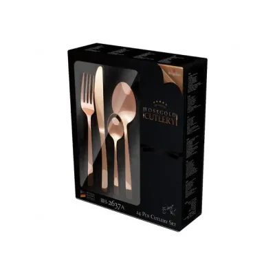 Набор столовых приборов 24 предмета Berlinger Haus Rose Gold (BH-2637) Набор столовых приборов 24 предмета Berlinger Haus Rose Gold (BH-2637)