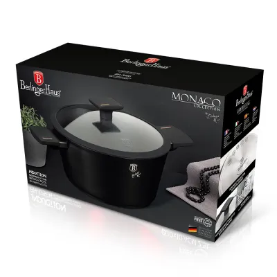 Каструля з кришкою 2,5 л Berlinger Haus Monaco Collection (BH-7086)