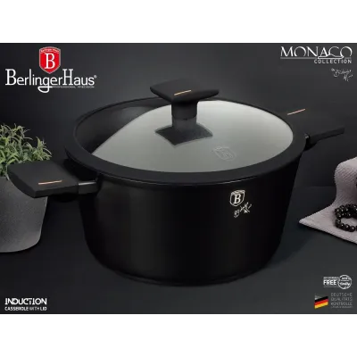 Каструля з кришкою 6,1 л Berlinger Haus Monaco Collection (BH-7088) Каструля з кришкою 6,1 л Berlinger Haus Monaco Collection (BH-7088)