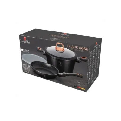 Набор посуды 4 предмета Berlinger Haus Black Rose Collection (BH-7741) Набор посуды 4 предмета Berlinger Haus Black Rose Collection (BH-7741)