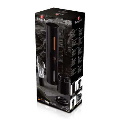 Набір для вина на батареях Berlinger Haus Black Rose Collection BH-9396 (LP-BH-048L)