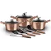 Набор посуды 10 предметов Berlinger Haus Metallic Line Rose Gold Edition (BH-6151)