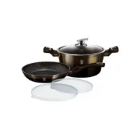Набор посуды 5 предмет Berlinger Haus Metallic Line Shiny Black Edition (BH-6616) Набор посуды 5 предмет Berlinger Haus Metallic Line Shiny Black Edition (BH-6616)