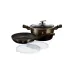 Набір посуду 5 предмета Berlinger Haus Metallic Line Shiny Black Edition (BH-6616)