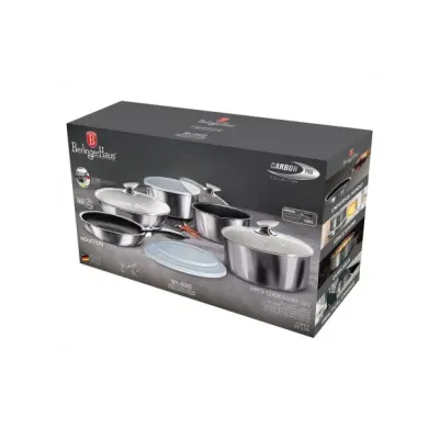 Набор посуды 12 предметов Berlinger Haus Metallic Line Carbon Pro Edition (BH-6910)
