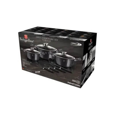 Набор посуды 10 предметов Berlinger Haus Metallic Line Carbon Pro Edition (BH-6919)