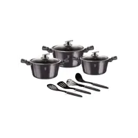 Набор посуды 10 предметов Berlinger Haus Metallic Line Carbon Pro Edition (BH-6919)