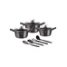 Набор посуды 10 предметов Berlinger Haus Metallic Line Carbon Pro Edition (BH-6919)