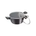 Каструля з кришкою 30 см 8 л Berlinger Haus Metallic Line Carbon Pro Edition (BH-6924)