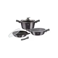 Набор посуды 6 предметов Berlinger Haus Metallic Line Carbon Pro Edition (BH-7052) Набор посуды 6 предметов Berlinger Haus Metallic Line Carbon Pro Edition (BH-7052)