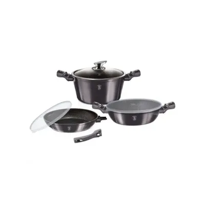 Набір посуду 6 предметів Berlinger Haus Metallic Line Carbon Pro Edition (BH-7052)