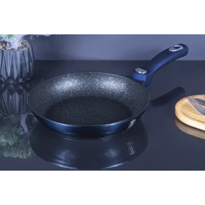 Сковорода з рукояткою 24 см Berlinger Haus Metallic Line Aquamarine Edition (BH-7155)