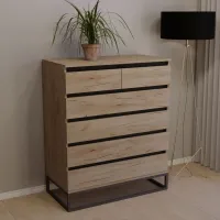 Комод Тиса Мебель 407 Дуб Тахо 108x45x90 см