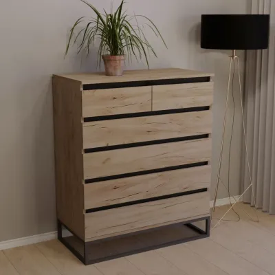 Комод Тиса Мебель 407 Дуб Тахо 108x45x90 см