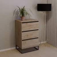 Комод Тиса Мебель 409 Дуб Тахо 90x45x60 см