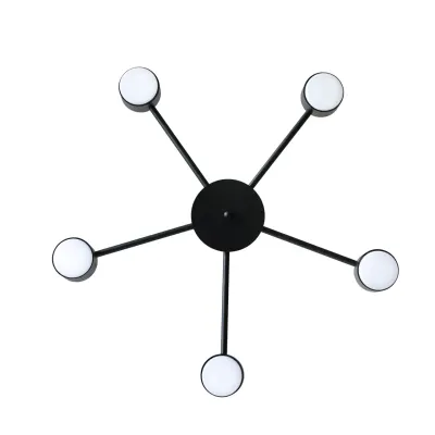 Люстра потолочная MSK Electric Space 5 плафонов GX53 Черный NL 8040-5 BK