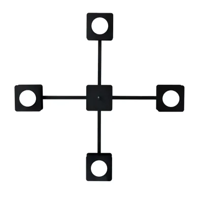Люстра потолочная MSK Electric Space 4 плафона GX53 Черный NL 12040-4 BK Люстра потолочная MSK Electric Space 4 плафона GX53 Черный NL 12040-4 BK