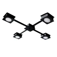 Люстра стельова MSK Electric Space 4 плафони GX53 Чорний NL 12040-4 BK Люстра стельова MSK Electric Space 4 плафони GX53 Чорний NL 12040-4 BK