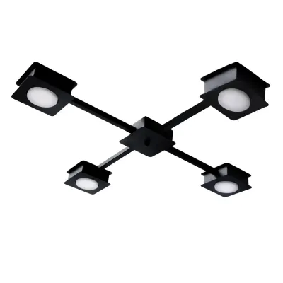 Люстра потолочная MSK Electric Space 4 плафона GX53 Черный NL 12040-4 BK