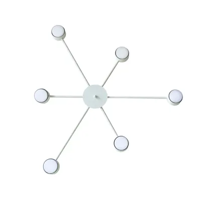 Люстра потолочная MSK Electric Space на 6 плафонов GX53 Белый NL 8040-6 WH 618665 Люстра потолочная MSK Electric Space на 6 плафонов GX53 Белый NL 8040-6 WH 618665
