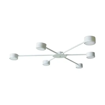 Люстра потолочная MSK Electric Space на 6 плафонов GX53 Белый NL 8040-6 WH 618665