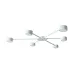 Люстра потолочная MSK Electric Space на 6 плафонов GX53 Белый NL 8040-6 WH 618665