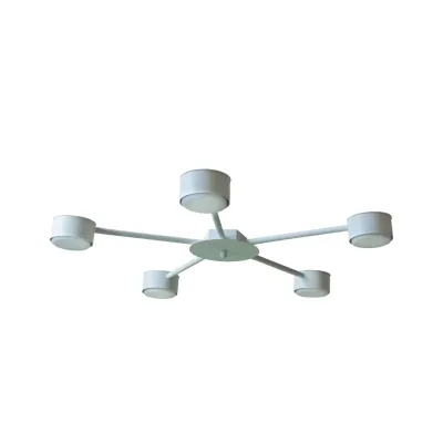 Люстра потолочная MSK Electric Copter 5 плафонов GX53 NL 8040-5 WH Белый 618716