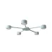 Люстра потолочная MSK Electric Copter 5 плафонов GX53 NL 8040-5 WH Белый 618716