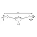 Люстра стельова MSK Electric Copter 3 плафони GX53 NL 8040-3 WH Білий 618701 Люстра стельова MSK Electric Copter 3 плафони GX53 NL 8040-3 WH Білий 618701