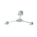Люстра стельова MSK Electric Copter 3 плафони GX53 NL 8040-3 WH Білий 618701