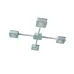 Люстра стельова MSK Electric Space 4 плафони GX53 NL 12040-4 WH Білий Люстра стельова MSK Electric Space 4 плафони GX53 NL 12040-4 WH Білий