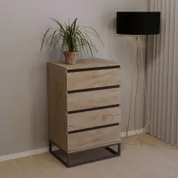 Комод Тиса Мебель 410 Дуб Тахо 90x45x60 см