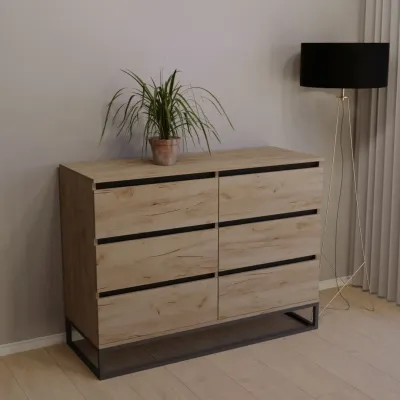 Комод Тиса Мебель 413 Дуб Тахо 90x45x120 см