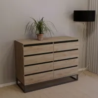 Комод Тиса Мебель 414 Дуб Тахо 90x45x120 см
