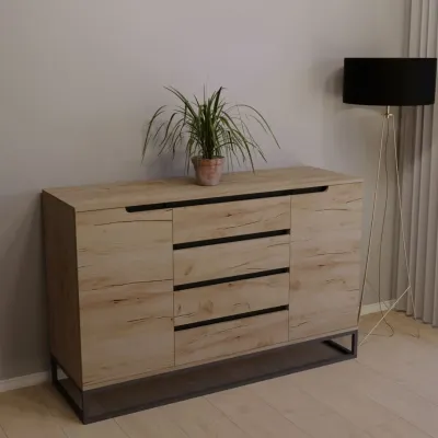 Комод Тиса Мебель 418 Дуб Тахо 90x45x140 см