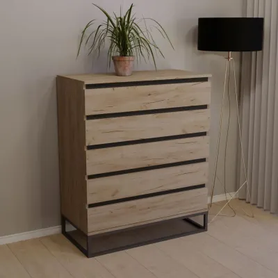 Комод Тиса Мебель 403 Дуб Тахо 108x45x90 см